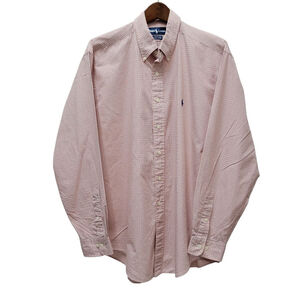 Ralph Lauren Yarmouth 100% Cotton Pinpoint Oxford Long-Sleeve Shirt 16.5 34-35